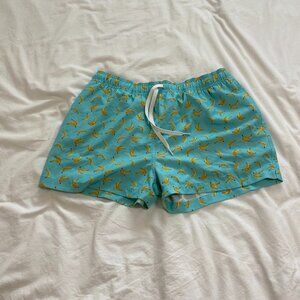 Chubbies swim trunks (banana print)